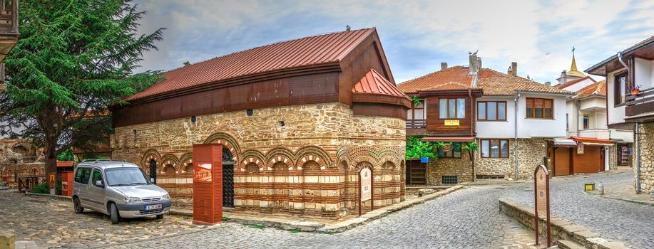 Nessebar, Bulgaria – 07.10.2019. Church of the Holy Archangels Michael and Gabriel
in Nessebar, Bulgaria, on a cloudy summer morning