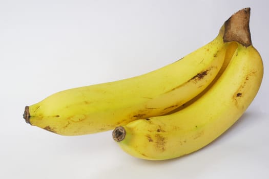 Banana isolated on white background, Banana isolated over white background