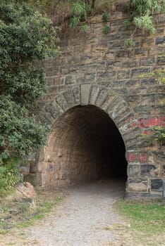 The eastern side of the historic railroad tunnel at Waterval Boven in Mpumalanga