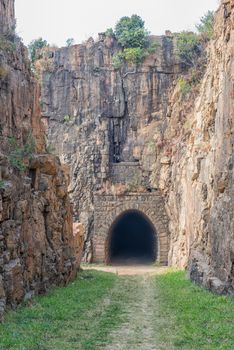 The western entrance of the historic railroad tunnel at Waterval Boven in Mpumalanga