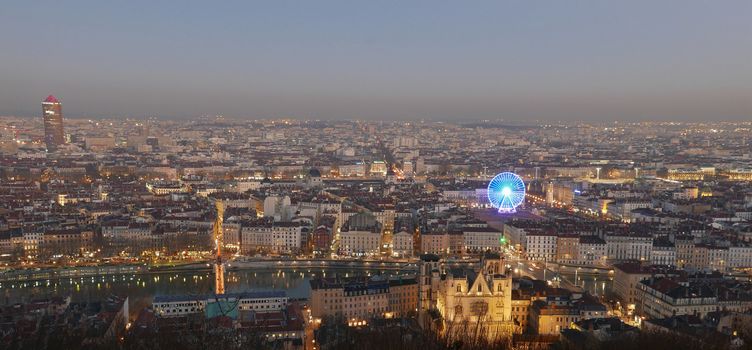 Tourism in the city of lyon, rhone alpes region in france