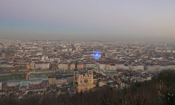 Tourism in the city of lyon, rhone alpes region in france