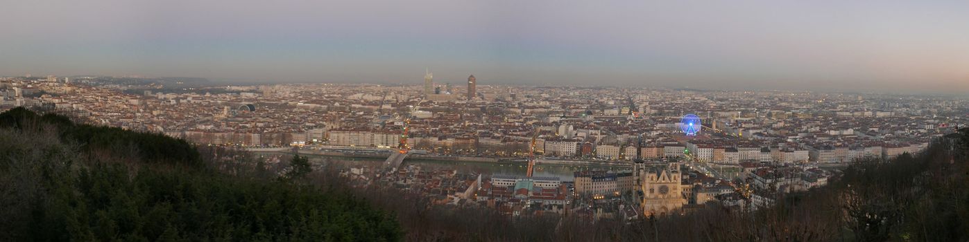 Tourism in the city of lyon, rhone alpes region in france