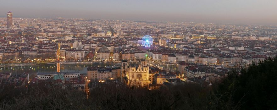 Tourism in the city of lyon, rhone alpes region in france