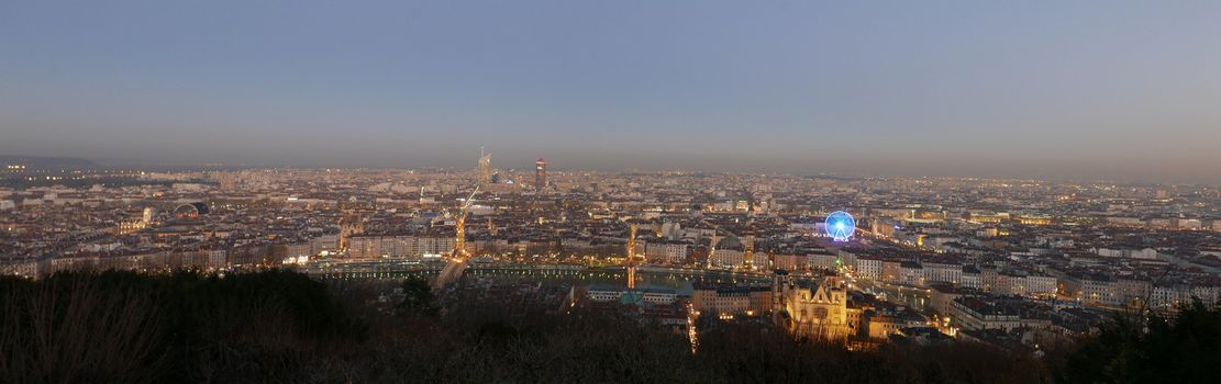 Tourism in the city of lyon, rhone alpes region in france