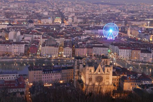 Tourism in the city of lyon, rhone alpes region in france