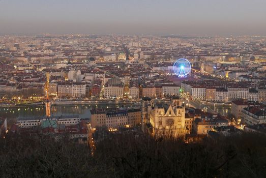 Tourism in the city of lyon, rhone alpes region in france