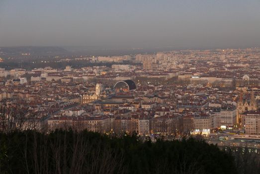 Tourism in the city of lyon, rhone alpes region in france