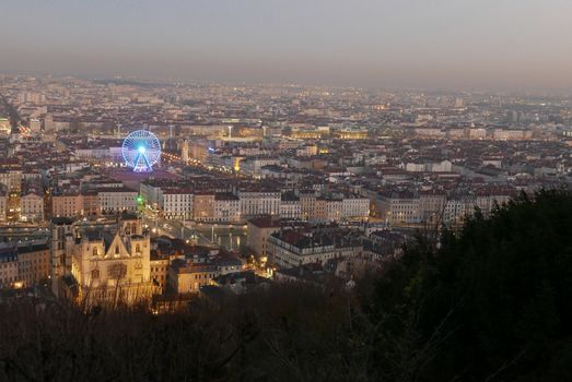 Tourism in the city of lyon, rhone alpes region in france