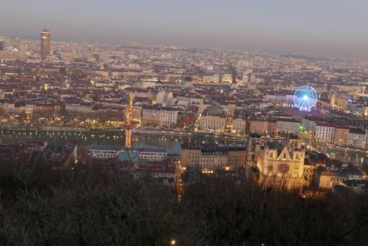 Tourism in the city of lyon, rhone alpes region in france