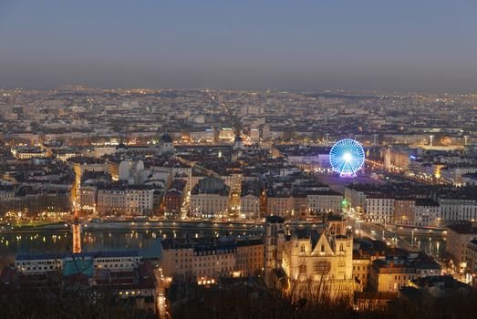 Tourism in the city of lyon, rhone alpes region in france