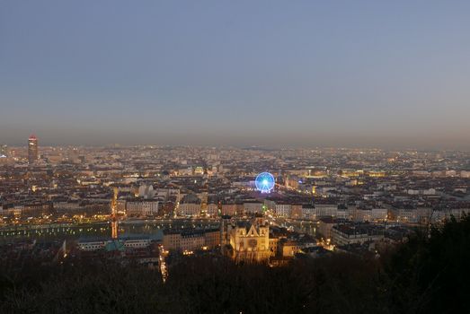 Tourism in the city of lyon, rhone alpes region in france