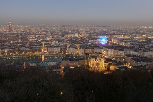 Tourism in the city of lyon, rhone alpes region in france