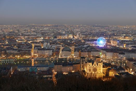 Tourism in the city of lyon, rhone alpes region in france