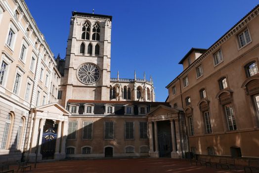 Tourism in the city of lyon, rhone alpes region in france