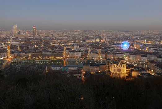 Tourism in the city of lyon, rhone alpes region in france