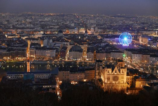 Tourism in the city of lyon, rhone alpes region in france