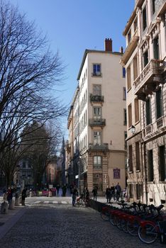 Tourism in the city of lyon, rhone alpes region in france