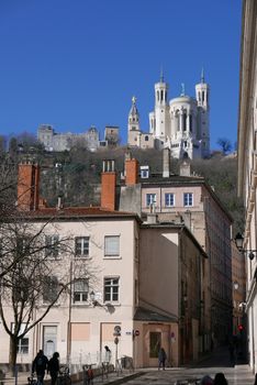Tourism in the city of lyon, rhone alpes region in france