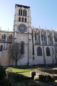 Tourism in the city of lyon, rhone alpes region in france