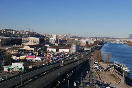 Tourism in the city of lyon, rhone alpes region in france