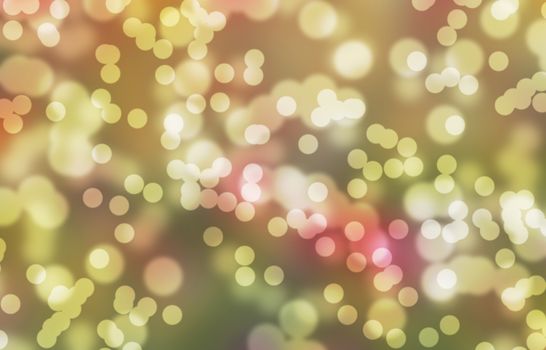 christmas bokeh background wallpaper in gold and yellow