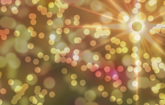 christmas bokeh background wallpaper with star