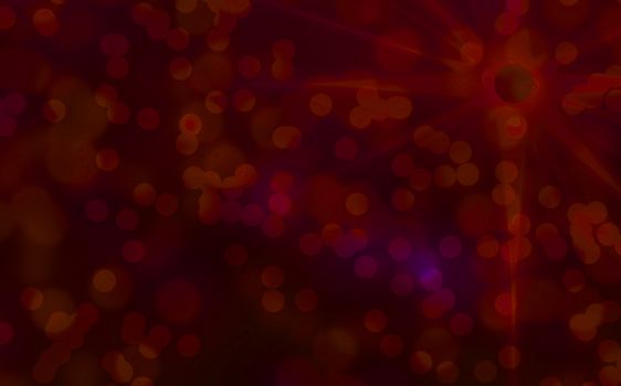 christmas bokeh background wallpaper with star in red