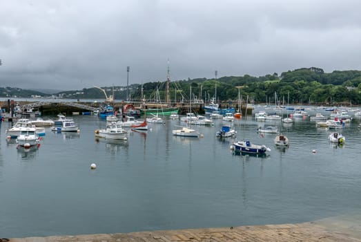 a landscape of Brittany in summer, France. sea, color of this region in summer