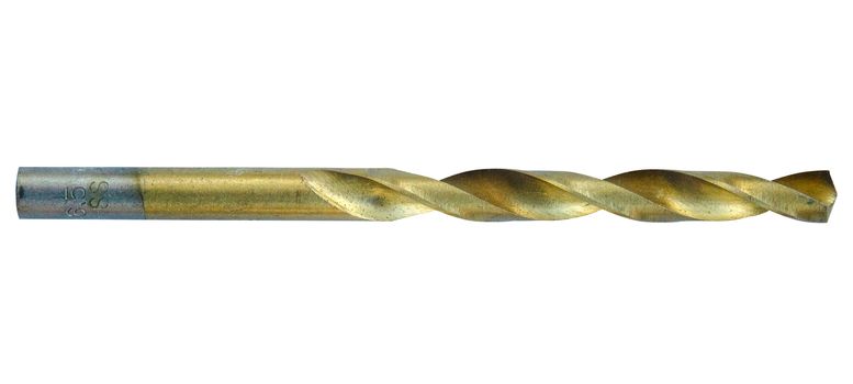 Isolated Grungy Drill Bit On A White Background