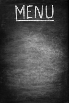 Empty blackboard, suitable for restaurant menu