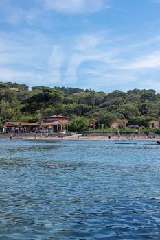 beach of Carbet on the peninsula of gien.
Cote du var in the south of France