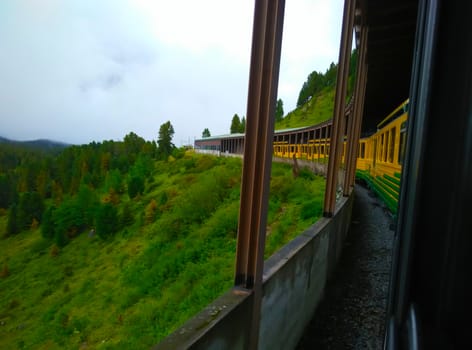 a train journey in Europe