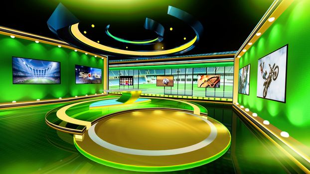 3D rendering background is perfect for any type of news or information presentation. The background features a stylish and clean layout