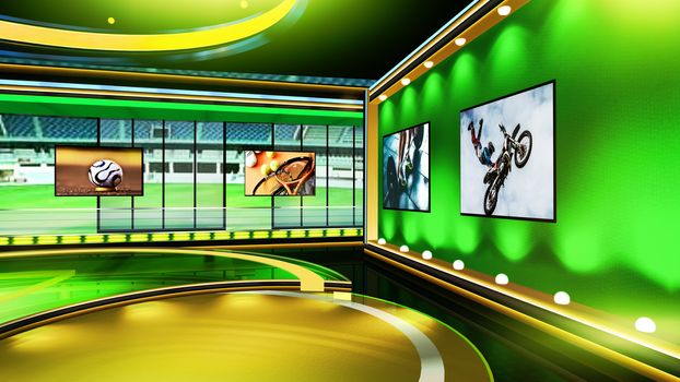 3D rendering background is perfect for any type of news or information presentation. The background features a stylish and clean layout