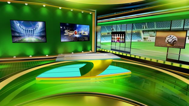 3D rendering background is perfect for any type of news or information presentation. The background features a stylish and clean layout