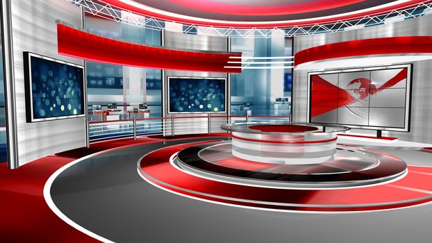 3D rendering background is perfect for any type of news or information presentation. The background features a stylish and clean layout