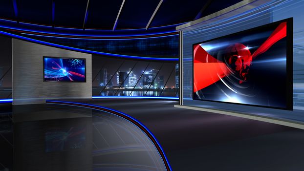 3D rendering background is perfect for any type of news or information presentation. The background features a stylish and clean layout