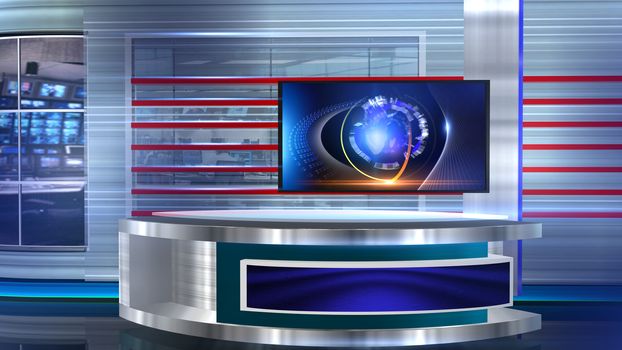 3D rendering background is perfect for any type of news or information presentation. The background features a stylish and clean layout