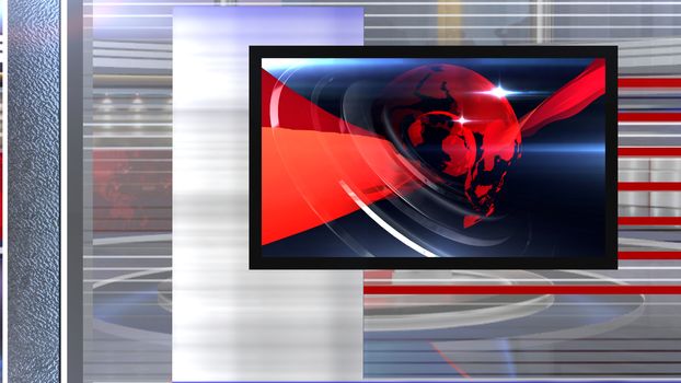 3D rendering background is perfect for any type of news or information presentation. The background features a stylish and clean layout