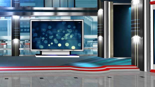 3D rendering background is perfect for any type of news or information presentation. The background features a stylish and clean layout