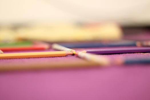 Blurred background pencil