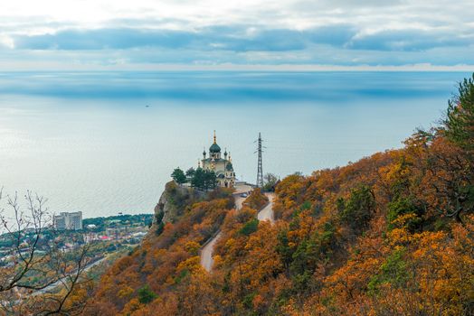 Church of the Resurrection of Christ, Foros Church on the Rock in Crimea, Russia