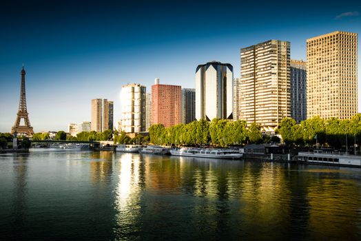 fantastic view of Paris skyline