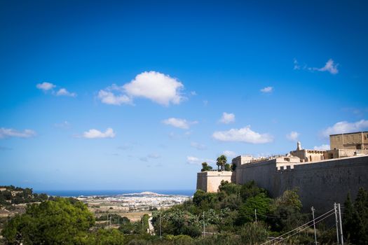 View from the old capital of Malta, Mdina 2019