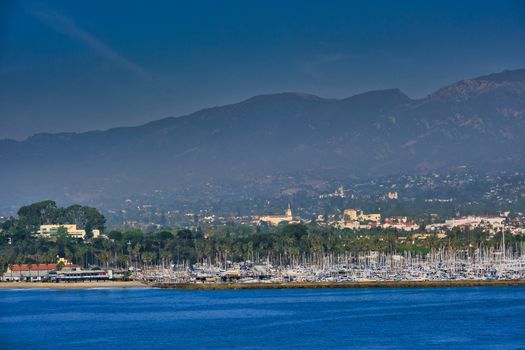 A Coastal Marina in Santa Barbara California