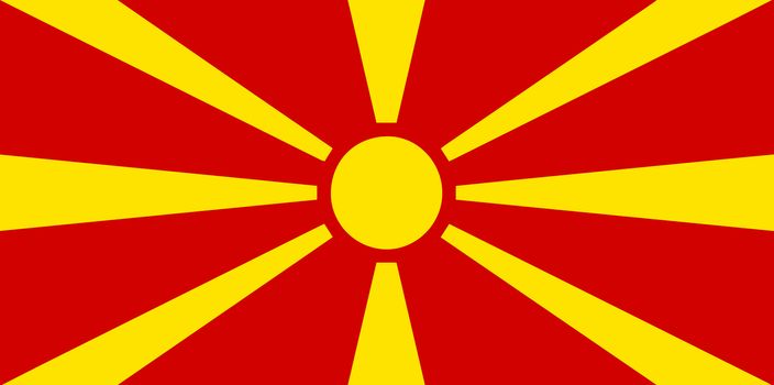 The flag of Flag of the Republic of Macedonia