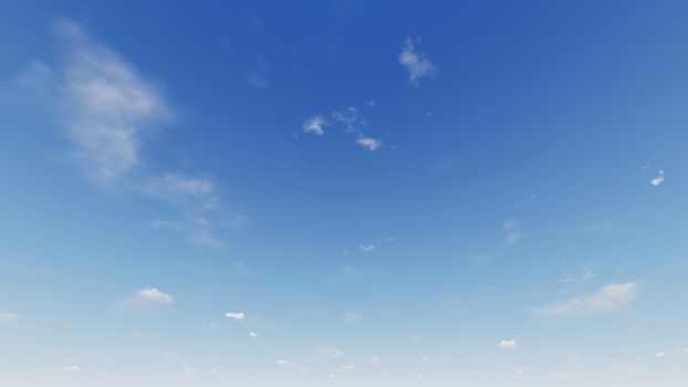 Cloudy blue sky abstract background, blue sky background with tiny clouds, 3d rendering

