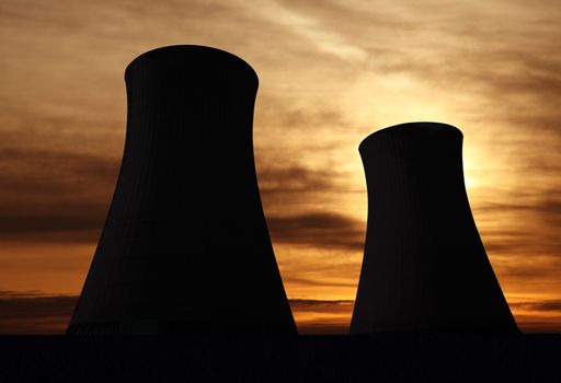  a Nuclear power plant for the production of electricity