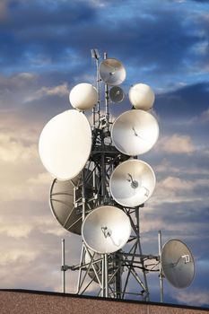 a Group of antennas for digital transmissions